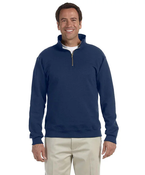 4528 - Jerzees Adult Super Sweats® NuBlend® Fleece Quarter-Zip Pullover | J Navy