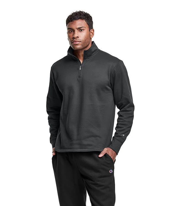 CHP190 - Champion Unisex Gameday Quarter-Zip Sweatshirt | Stealth