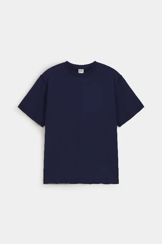 Crew Neck T-shirt With Ribbed Details