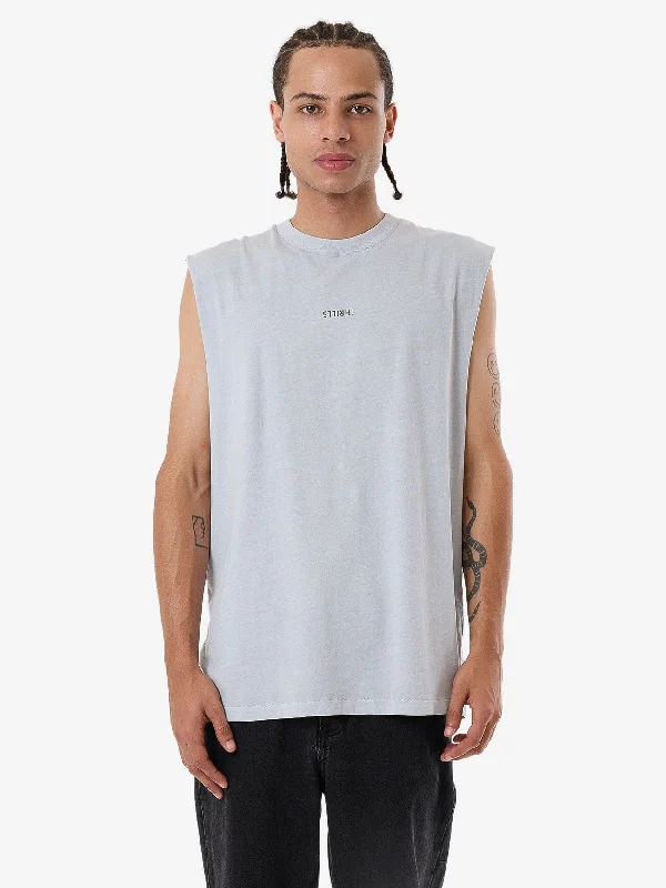 Minimal Thrills Merch Fit Muscle Tee - Iceberg