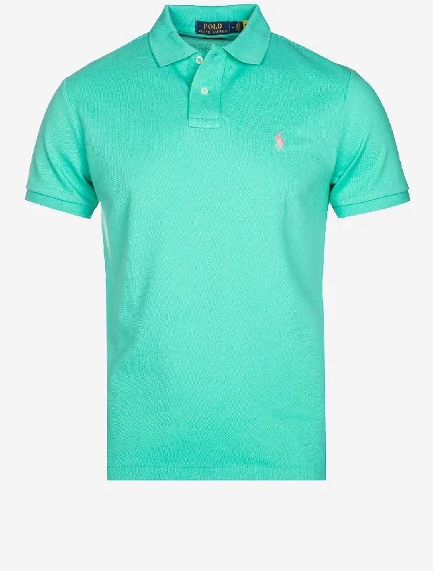 Mesh Polo Shirt Green